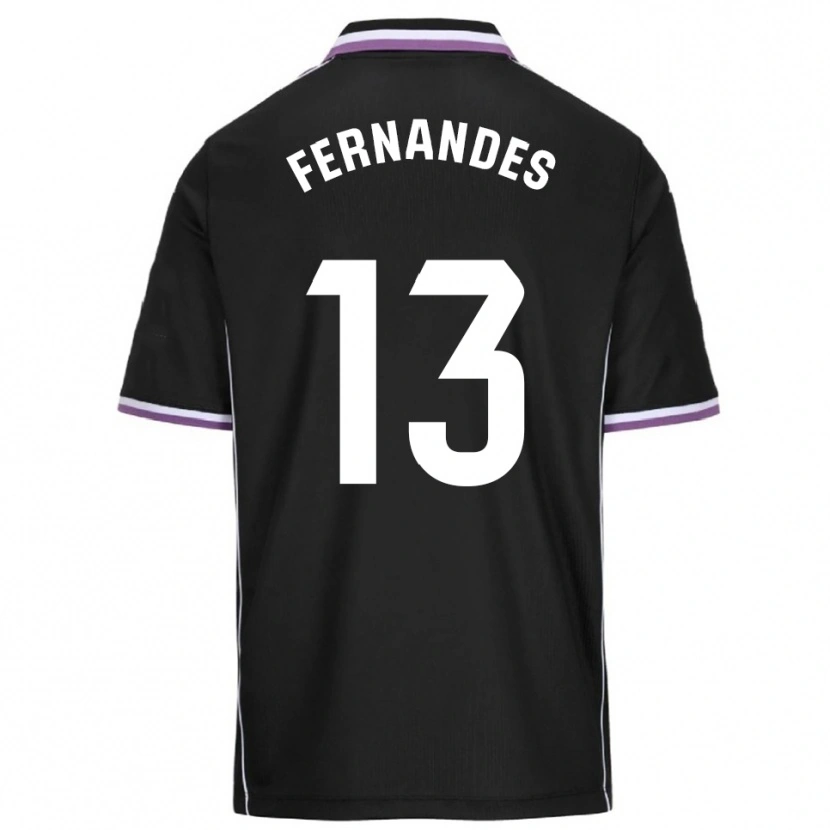 Danxen Criança Camisola Guilherme Fernandes #13 Roxo Preto Alternativa 2025/26 Camisa Brasil
