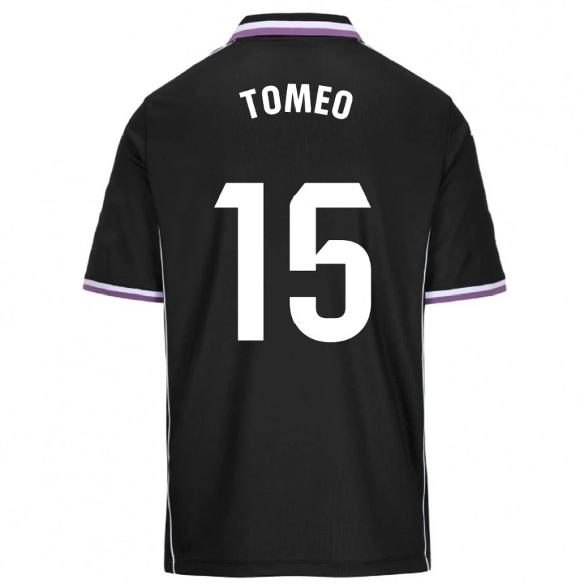 Danxen Criança Camisola Pablo Tomeo #15 Roxo Preto Alternativa 2025/26 Camisa Brasil