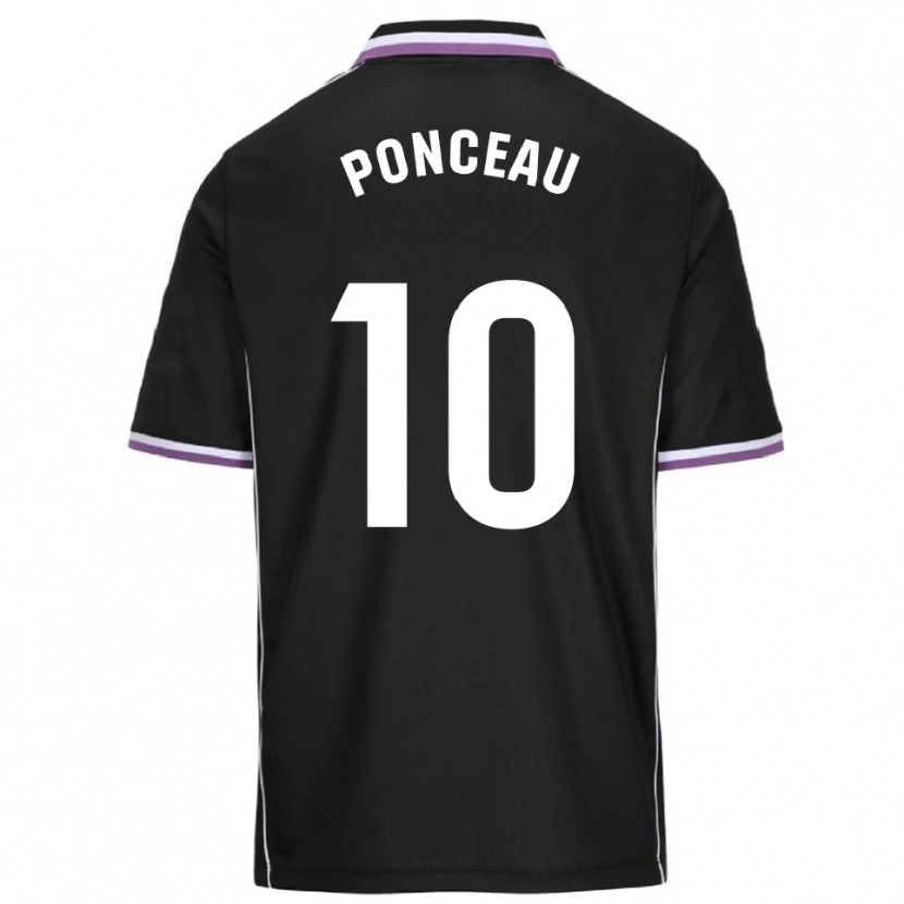 Danxen Criança Camisola Julien Ponceau #10 Roxo Preto Alternativa 2025/26 Camisa Brasil