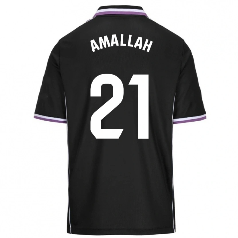 Danxen Criança Camisola Selim Amallah #21 Roxo Preto Alternativa 2025/26 Camisa Brasil