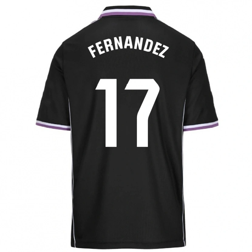 Danxen Criança Camisola Dani Fernández #17 Roxo Preto Alternativa 2025/26 Camisa Brasil