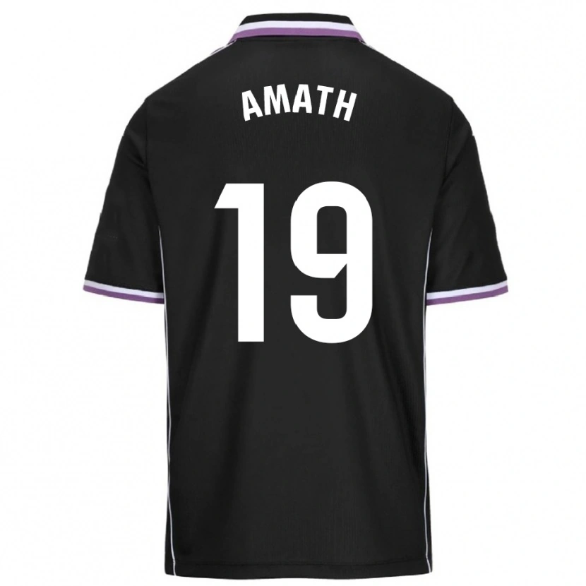 Danxen Criança Camisola Amath Ndiaye #19 Roxo Preto Alternativa 2025/26 Camisa Brasil