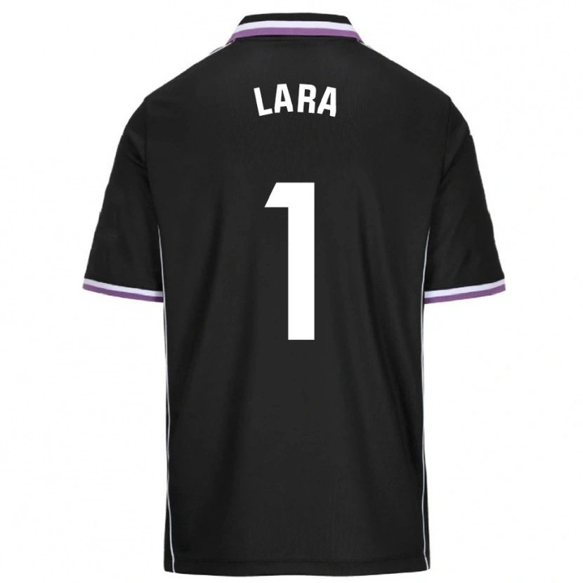 Danxen Criança Camisola Lara Lara De Las Heras Coello #1 Roxo Preto Alternativa 2025/26 Camisa Brasil