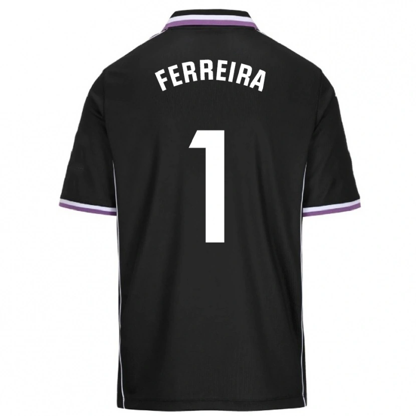 Danxen Criança Camisola Andre Ferreira #1 Roxo Preto Alternativa 2025/26 Camisa Brasil