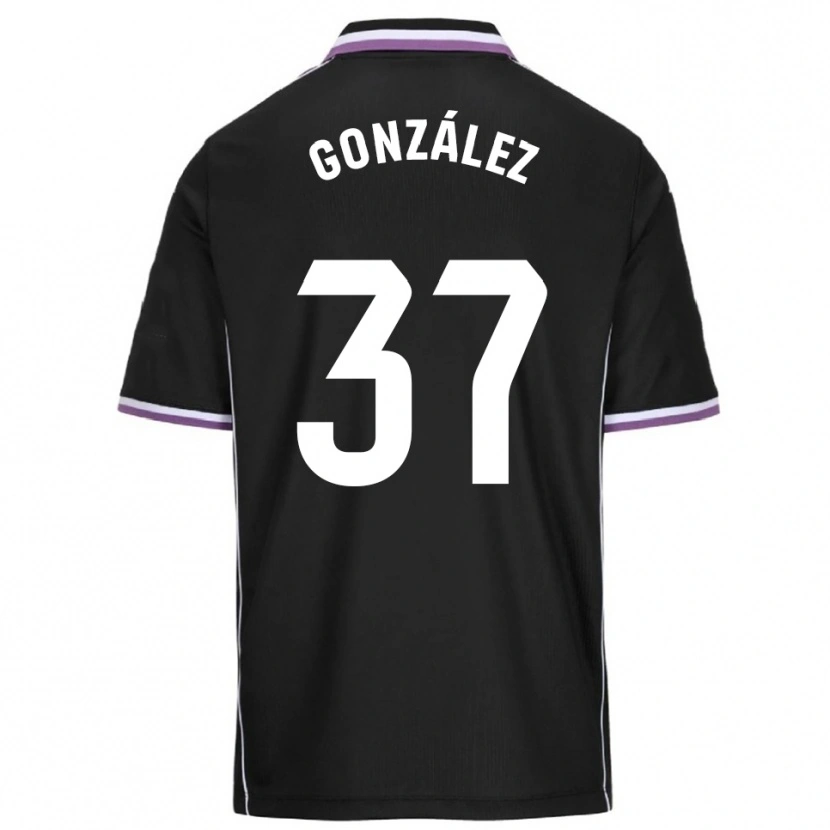 Danxen Criança Camisola Raúl González #37 Roxo Preto Alternativa 2025/26 Camisa Brasil