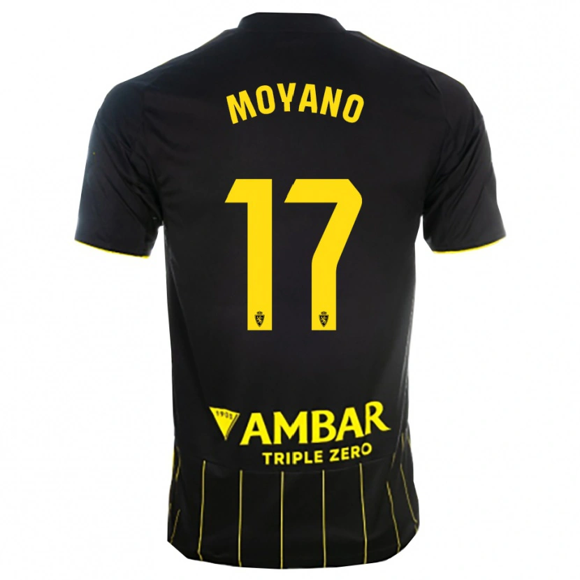 Danxen Criança Camisola Sebas Moyano #17 Preto Amarelo Alternativa 2025/26 Camisa Brasil