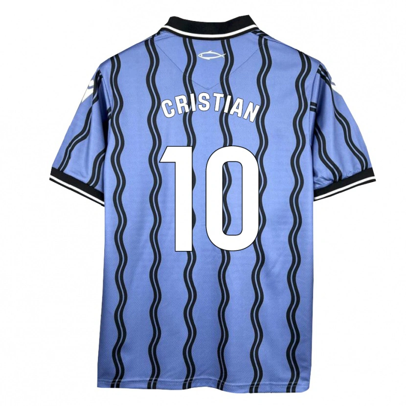 Danxen Criança Camisola Cristian Rodríguez #10 Azul Escuro Preto Alternativa 2025/26 Camisa Brasil