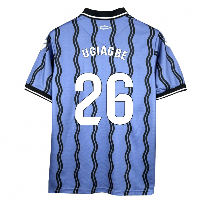 Danxen Criança Camisola Efe Ugiagbe #26 Azul Escuro Preto Alternativa 2025/26 Camisa Brasil