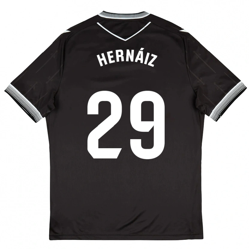 Danxen Criança Camisola David Hernáiz #29 Preto Branco Alternativa 2025/26 Camisa Brasil
