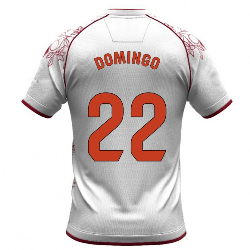 Danxen Criança Camisola Jorge Domingo #22 Branco Borgonha Alternativa 2025/26 Camisa Brasil