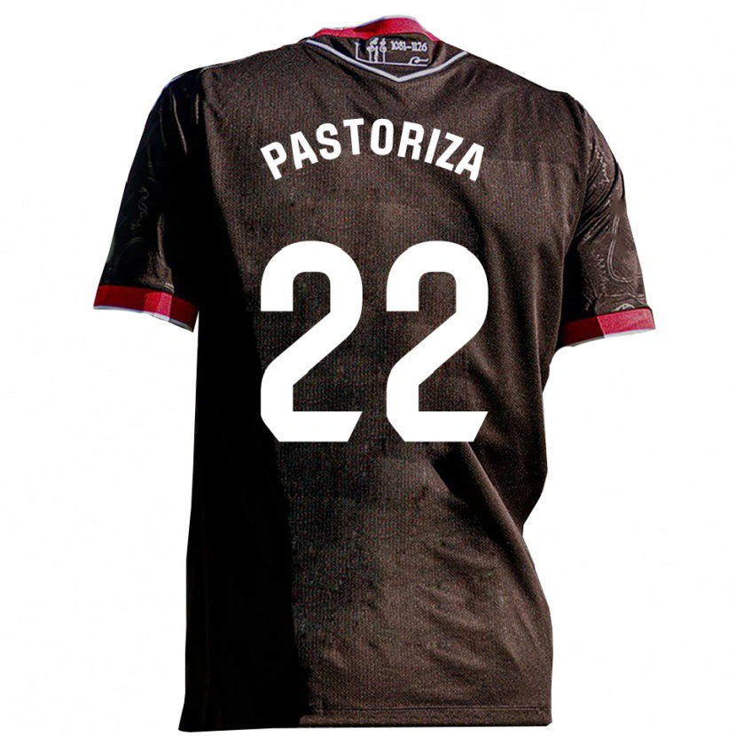 Danxen Criança Camisola Agustín Pastoriza #22 Preto Vermelho Alternativa 2025/26 Camisa Brasil