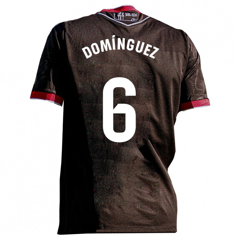 Danxen Criança Camisola Jairo Domínguez #6 Preto Vermelho Alternativa 2025/26 Camisa Brasil