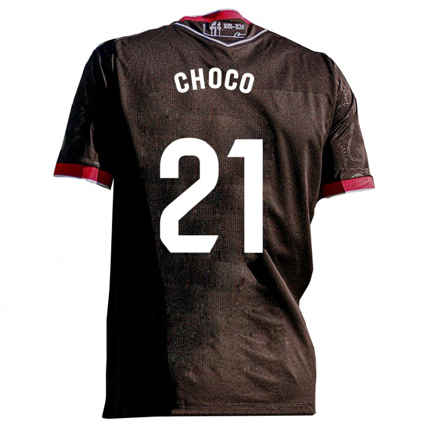 Danxen Criança Camisola Álvaro Choco #21 Preto Vermelho Alternativa 2025/26 Camisa Brasil