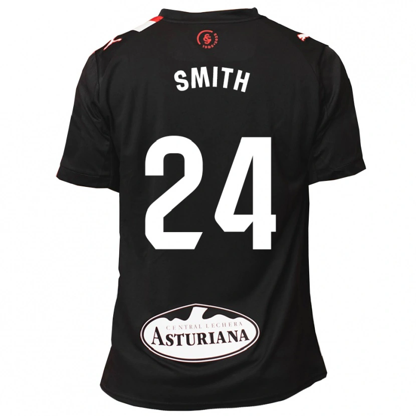 Danxen Criança Camisola Justin Smith #24 Preto Branco Alternativa 2025/26 Camisa Brasil