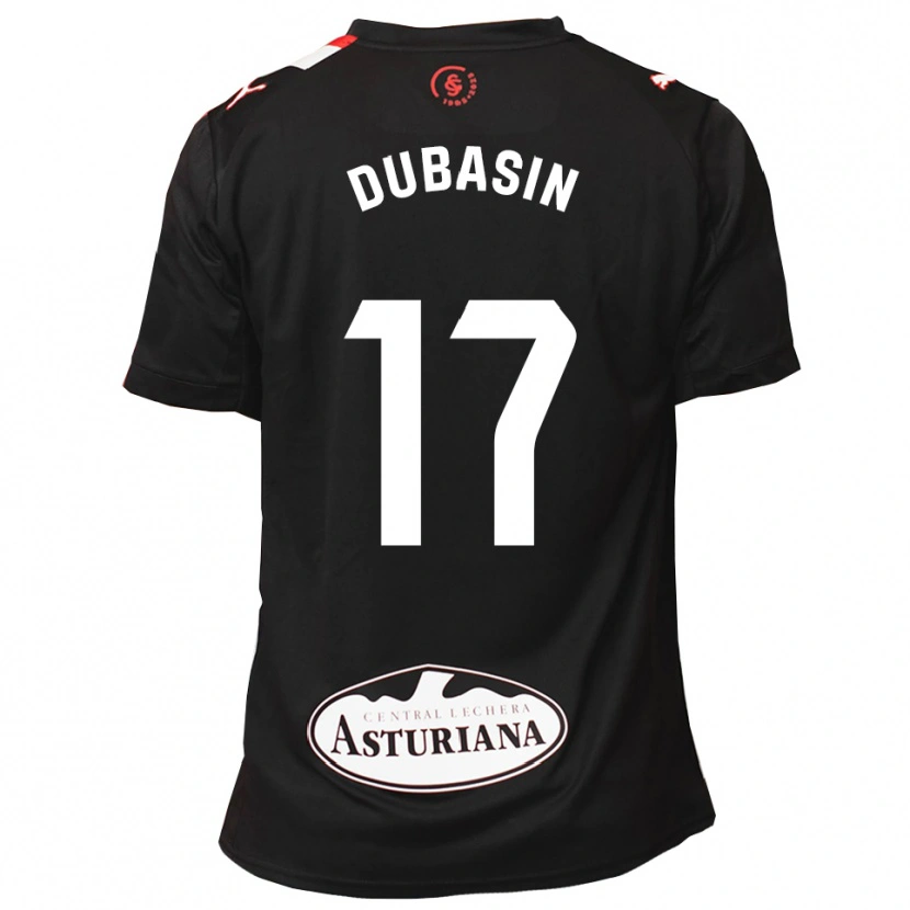 Danxen Criança Camisola Jonathan Dubasin #17 Preto Branco Alternativa 2025/26 Camisa Brasil