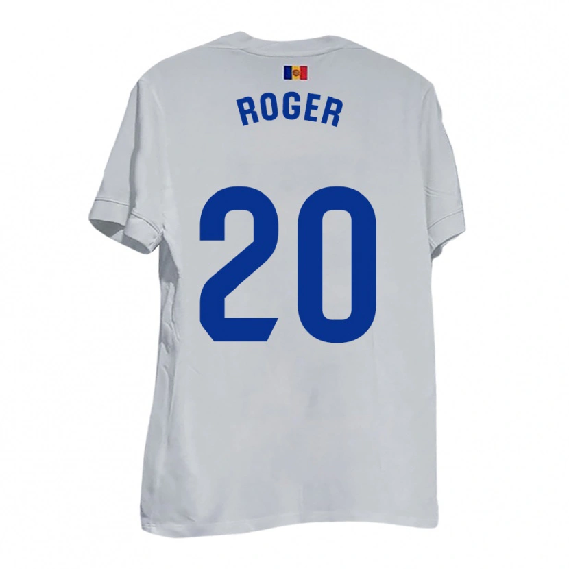Danxen Criança Camisola Roger #20 Branco Azul Amarelo Alternativa 2025/26 Camisa Brasil