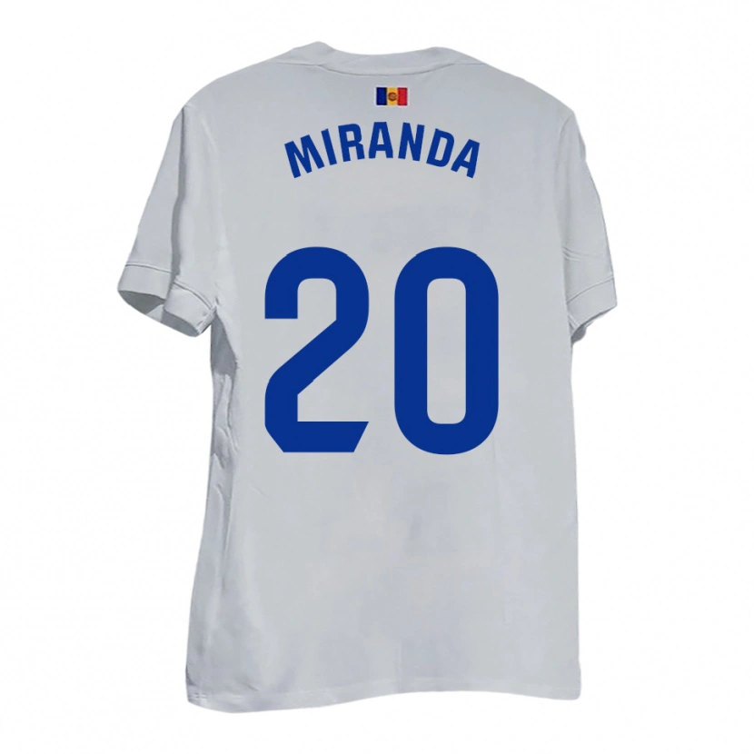 Danxen Criança Camisola Pau Miranda #20 Branco Azul Amarelo Alternativa 2025/26 Camisa Brasil