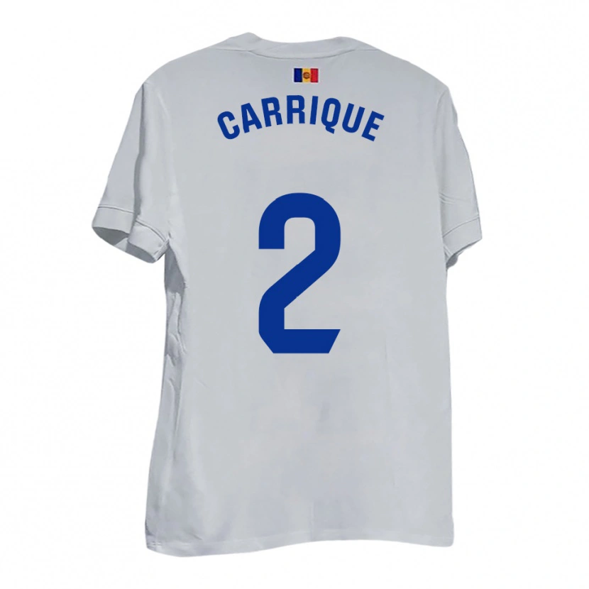 Danxen Criança Camisola Thomas Carrique #2 Branco Azul Amarelo Alternativa 2025/26 Camisa Brasil