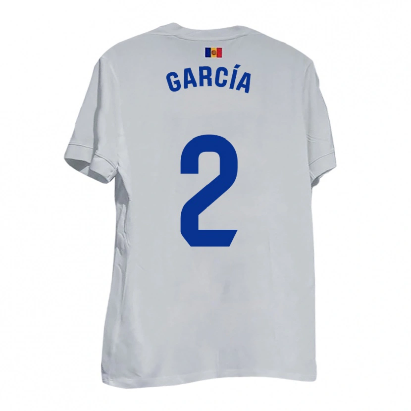 Danxen Criança Camisola Cerni García #2 Branco Azul Amarelo Alternativa 2025/26 Camisa Brasil