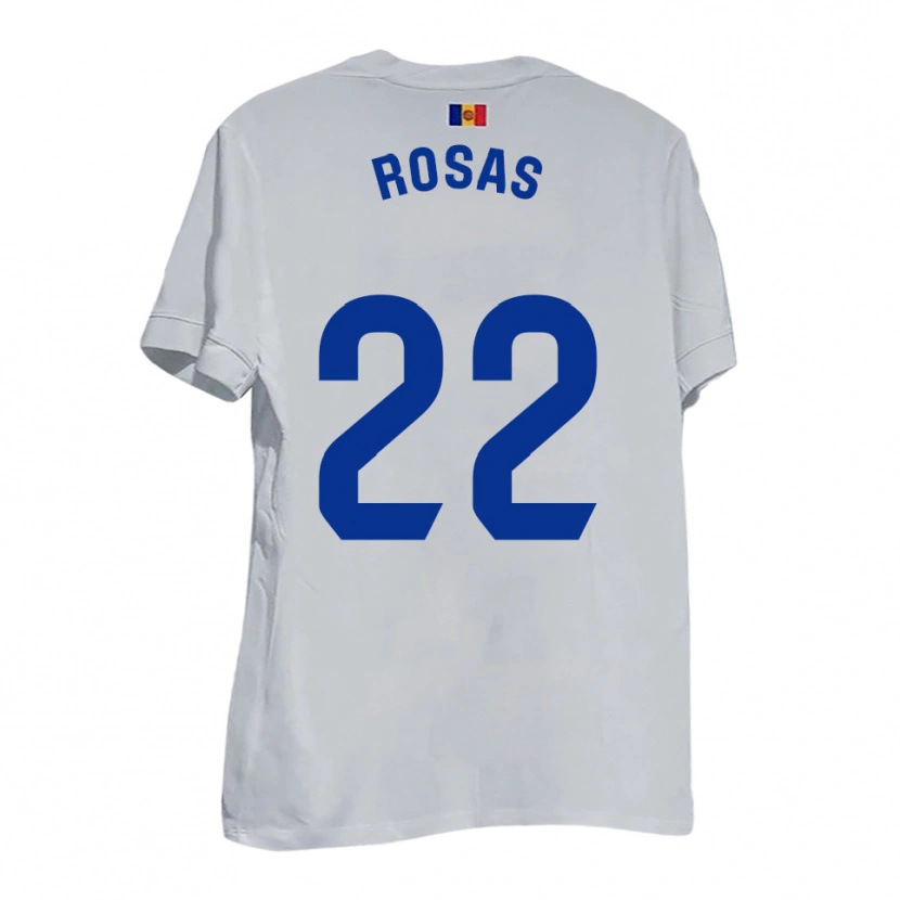 Danxen Criança Camisola Berto Rosas #22 Branco Azul Amarelo Alternativa 2025/26 Camisa Brasil