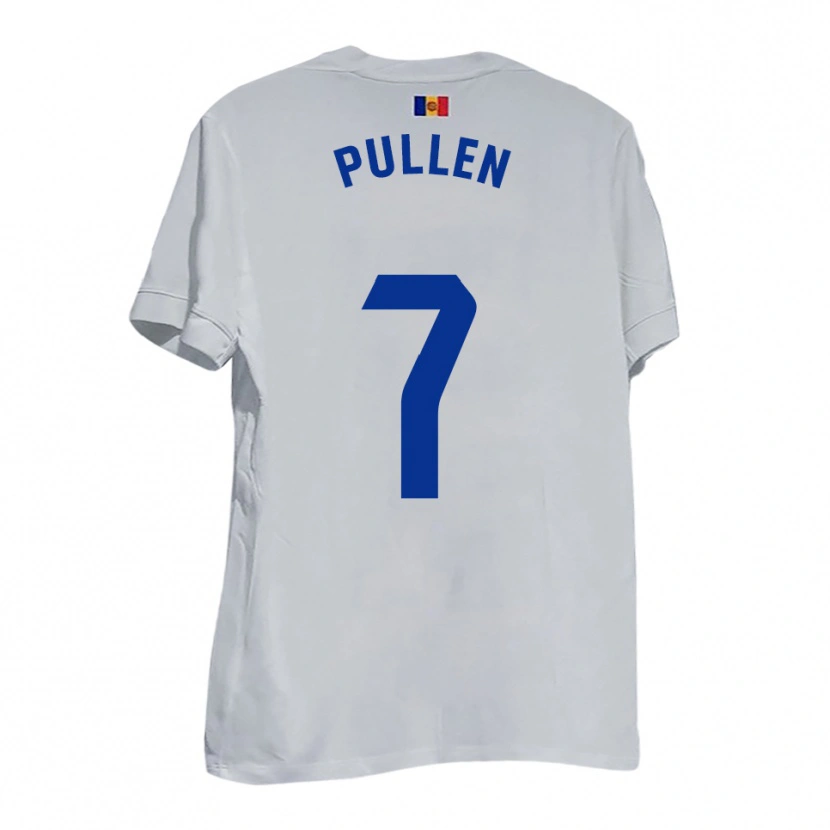 Danxen Criança Camisola Luke Pullen #7 Branco Azul Amarelo Alternativa 2025/26 Camisa Brasil