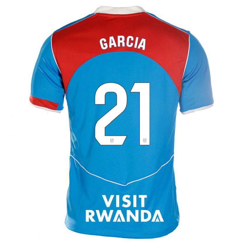 Danxen Criança Camisola Sheila Garcia #21 Azul Branco Terceiro 2025/26 Camisa Brasil