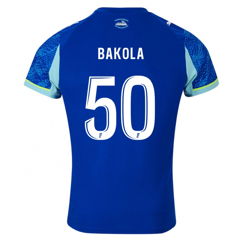 Danxen Criança Camisola Darryl Bakola #50 Azul Celeste Branco Terceiro 2025/26 Camisa Brasil