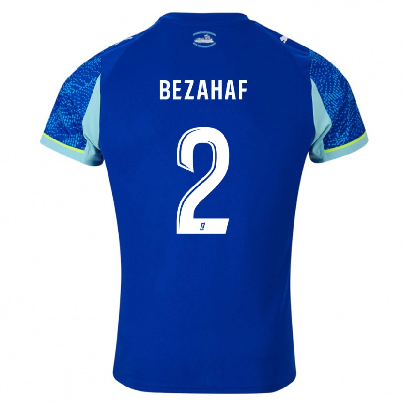 Danxen Criança Camisola Kelyann Bezahaf #2 Azul Celeste Branco Terceiro 2025/26 Camisa Brasil
