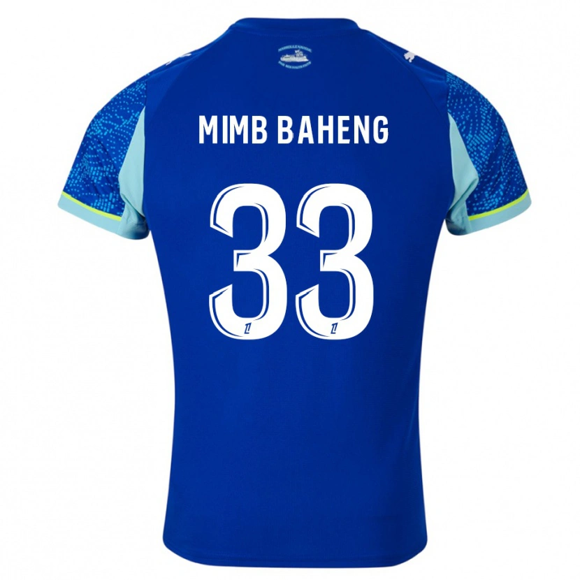 Danxen Criança Camisola Rony Mimb Baheng #33 Azul Celeste Branco Terceiro 2025/26 Camisa Brasil