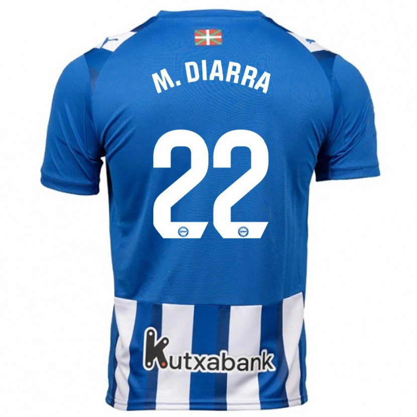 Danxen Homem Camisola Moussa Diarra #22 Azul Branco Principal 2025/26 Camisa Brasil