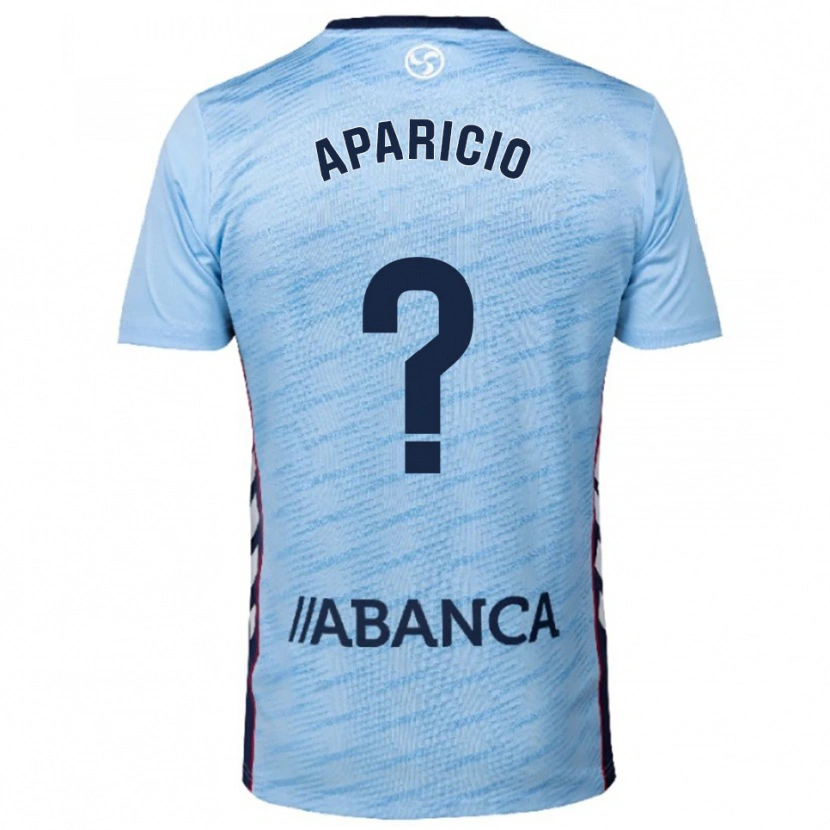 Danxen Homem Camisola Pablo Aparicio #0 Azul Celeste Vermelho Principal 2025/26 Camisa Brasil