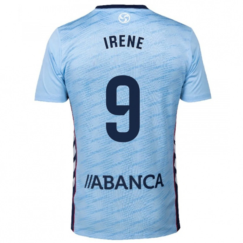 Danxen Homem Camisola Irene Fernández #9 Azul Celeste Vermelho Principal 2025/26 Camisa Brasil