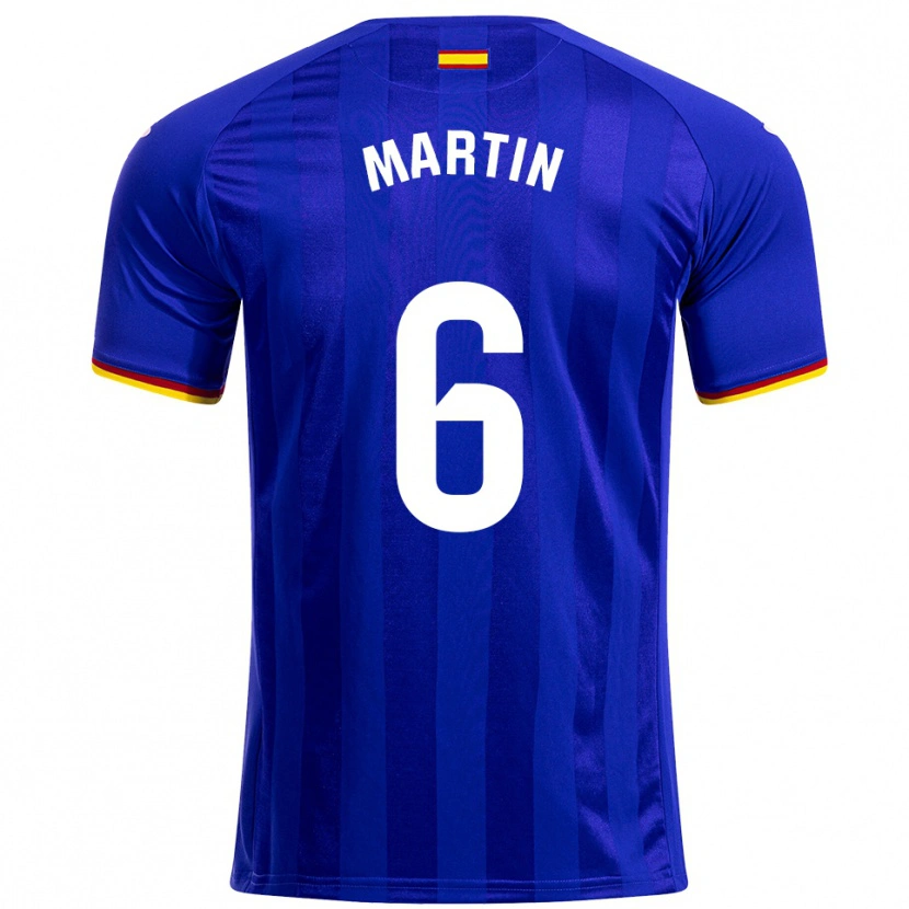 Danxen Homem Camisola Mario Martín #6 Azul Vermelho Amarelo Principal 2025/26 Camisa Brasil