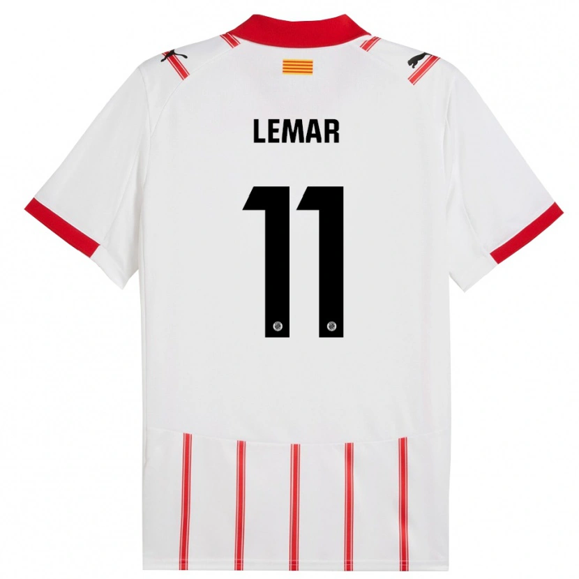 Danxen Homem Camisola Thomas Lemar #11 Branco Vermelho Principal 2025/26 Camisa Brasil