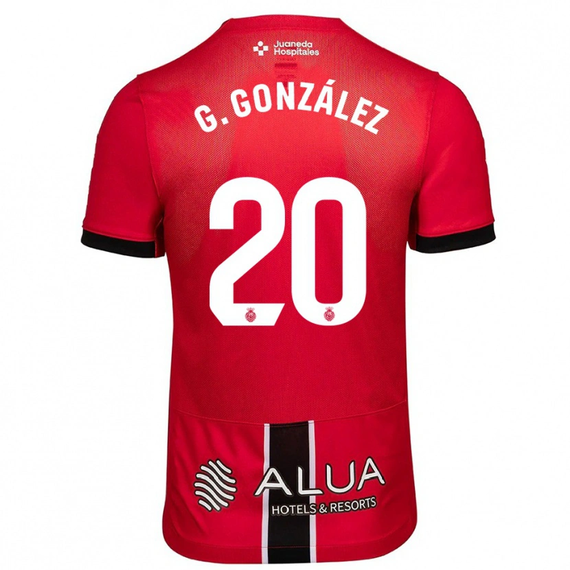 Danxen Homem Camisola Giovanni González #20 Vermelho Preto Principal 2025/26 Camisa Brasil