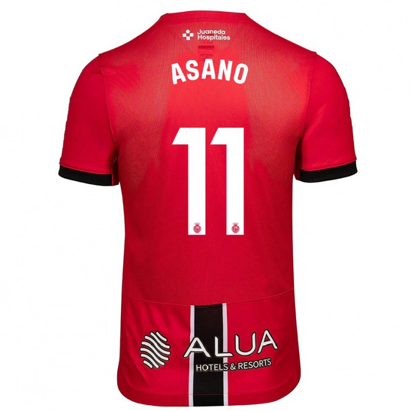 Danxen Homem Camisola Takuma Asano #11 Vermelho Preto Principal 2025/26 Camisa Brasil