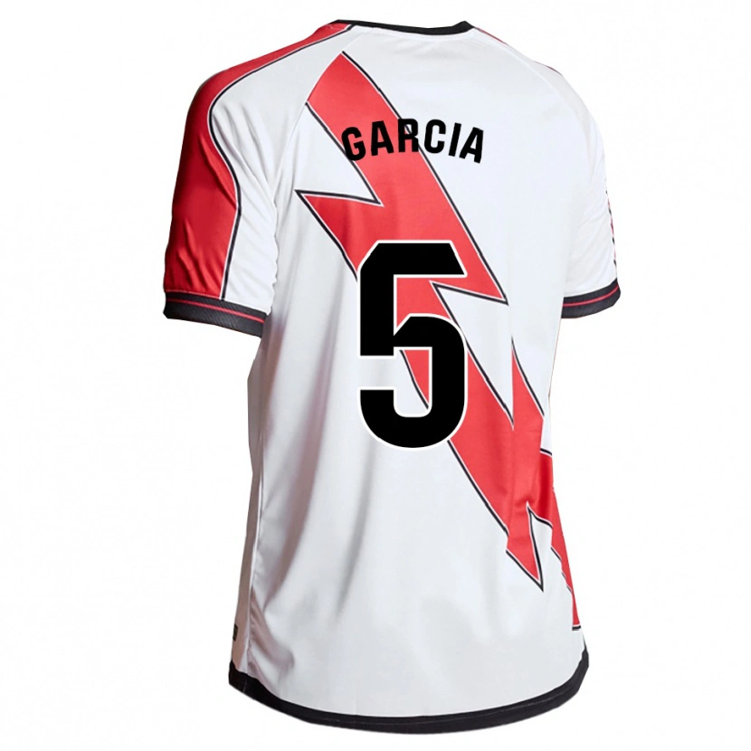 Danxen Homem Camisola Miguel García #5 Branco Vermelho Principal 2025/26 Camisa Brasil