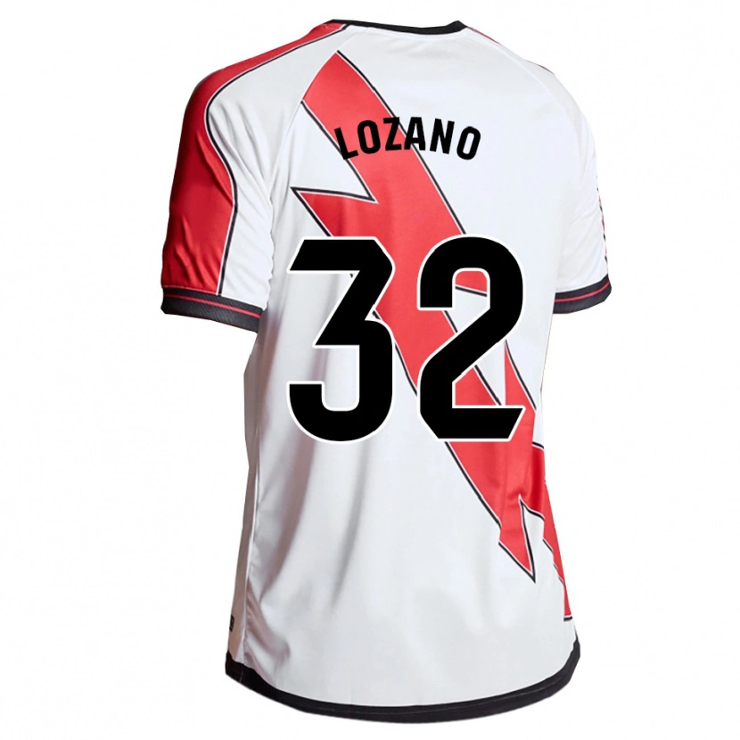 Danxen Homem Camisola Sergio Lozano #32 Branco Vermelho Principal 2025/26 Camisa Brasil