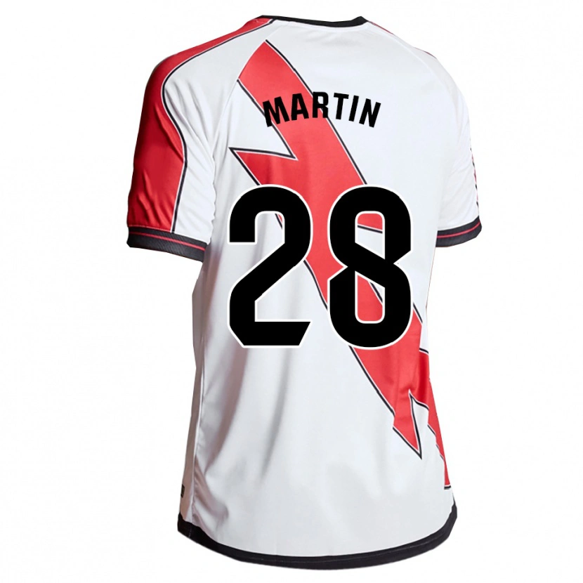 Danxen Homem Camisola Pablo Martín #28 Branco Vermelho Principal 2025/26 Camisa Brasil