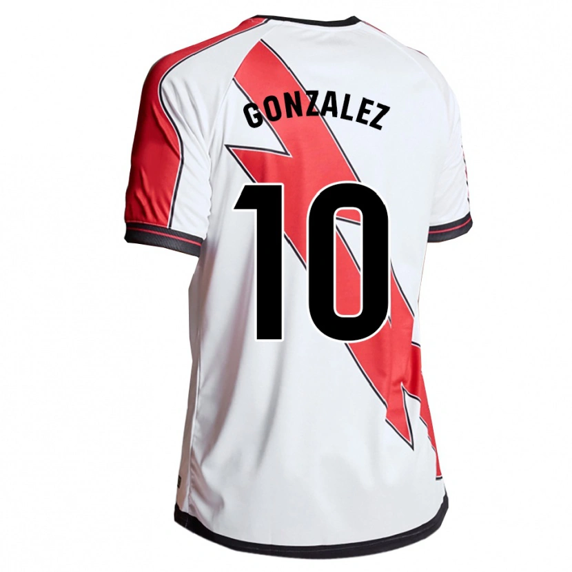 Danxen Homem Camisola Alba Gonzalez Perez #10 Branco Vermelho Principal 2025/26 Camisa Brasil