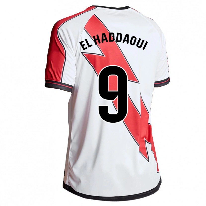 Danxen Homem Camisola Hamza El Haddaoui #9 Branco Vermelho Principal 2025/26 Camisa Brasil
