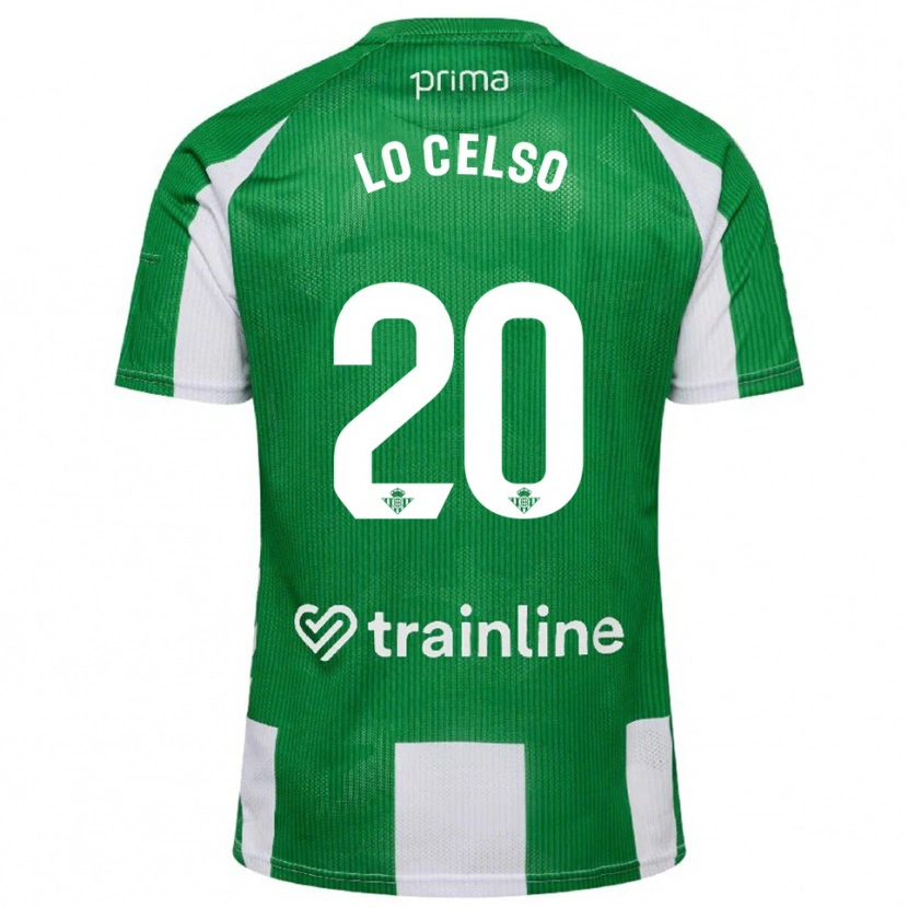 Danxen Homem Camisola Giovani Lo Celso #20 Verde Branco Principal 2025/26 Camisa Brasil