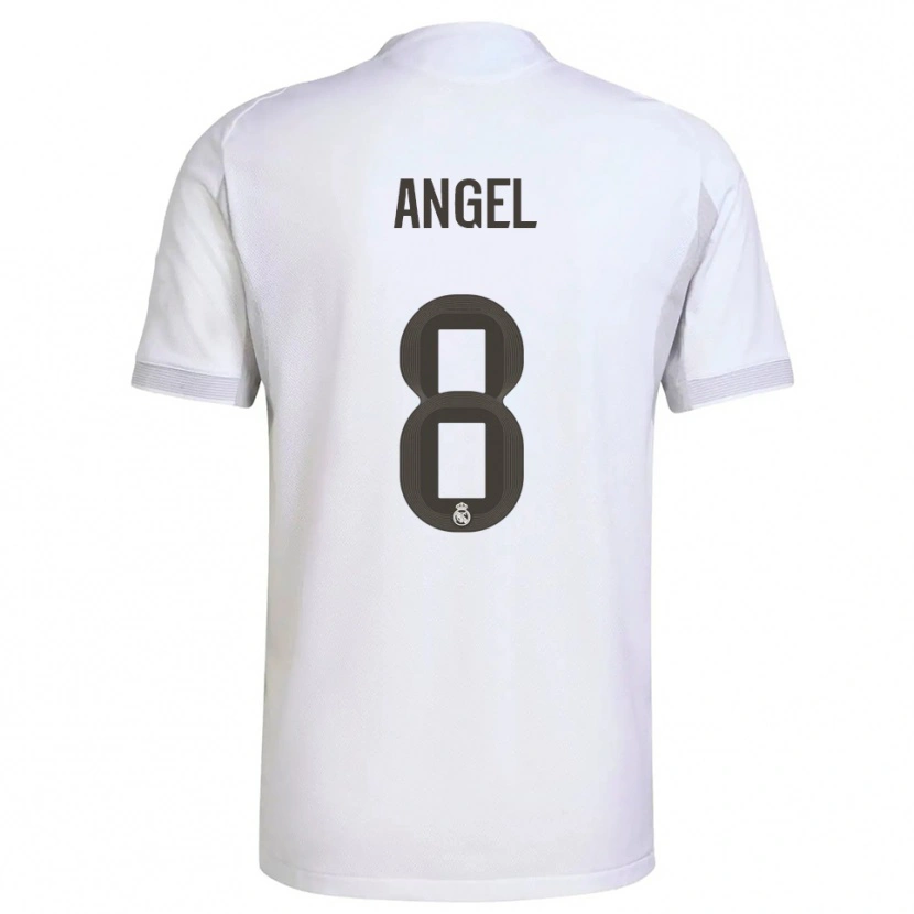 Danxen Homem Camisola Manuel Ángel #8 Branco Amarelo Principal 2025/26 Camisa Brasil