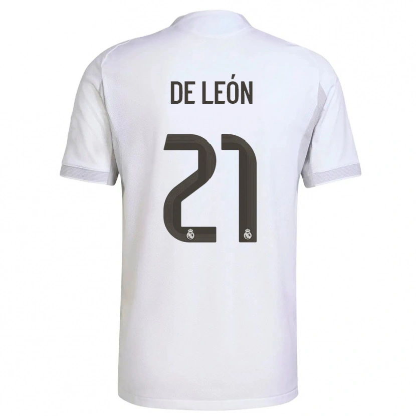 Danxen Homem Camisola Jeremy De León #21 Branco Amarelo Principal 2025/26 Camisa Brasil