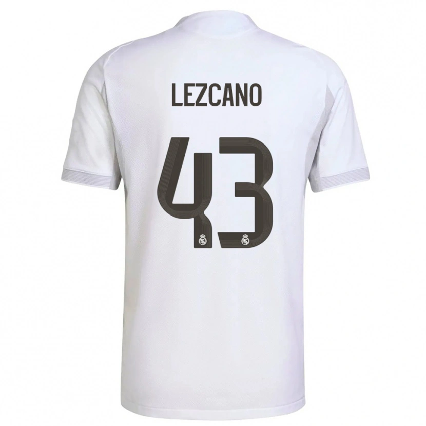 Danxen Homem Camisola Álvaro Lezcano #43 Branco Amarelo Principal 2025/26 Camisa Brasil