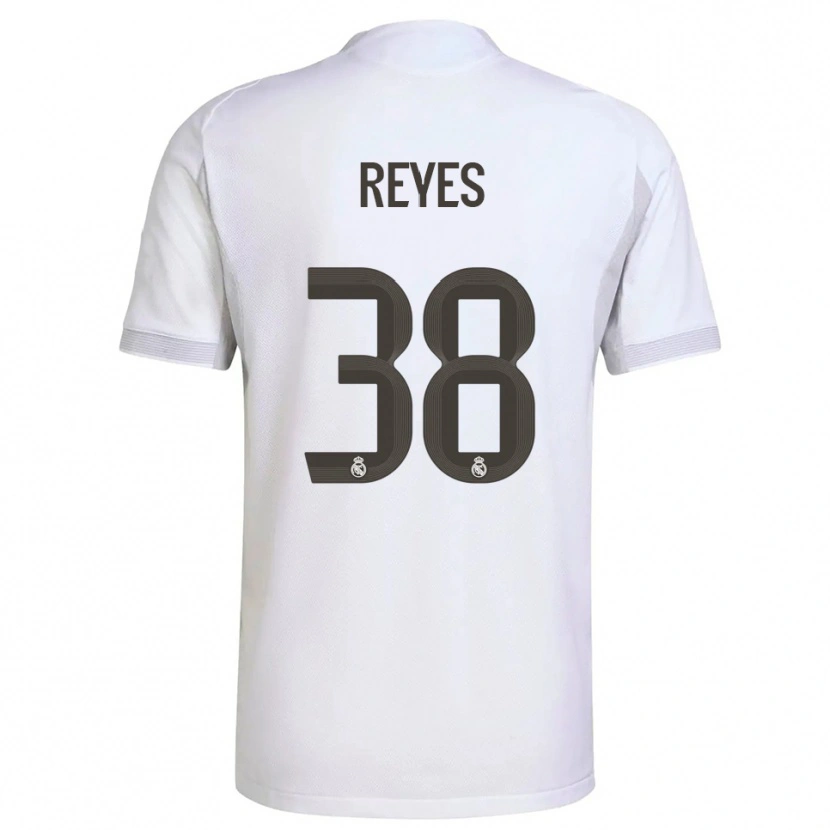 Danxen Homem Camisola José Reyes #38 Branco Amarelo Principal 2025/26 Camisa Brasil