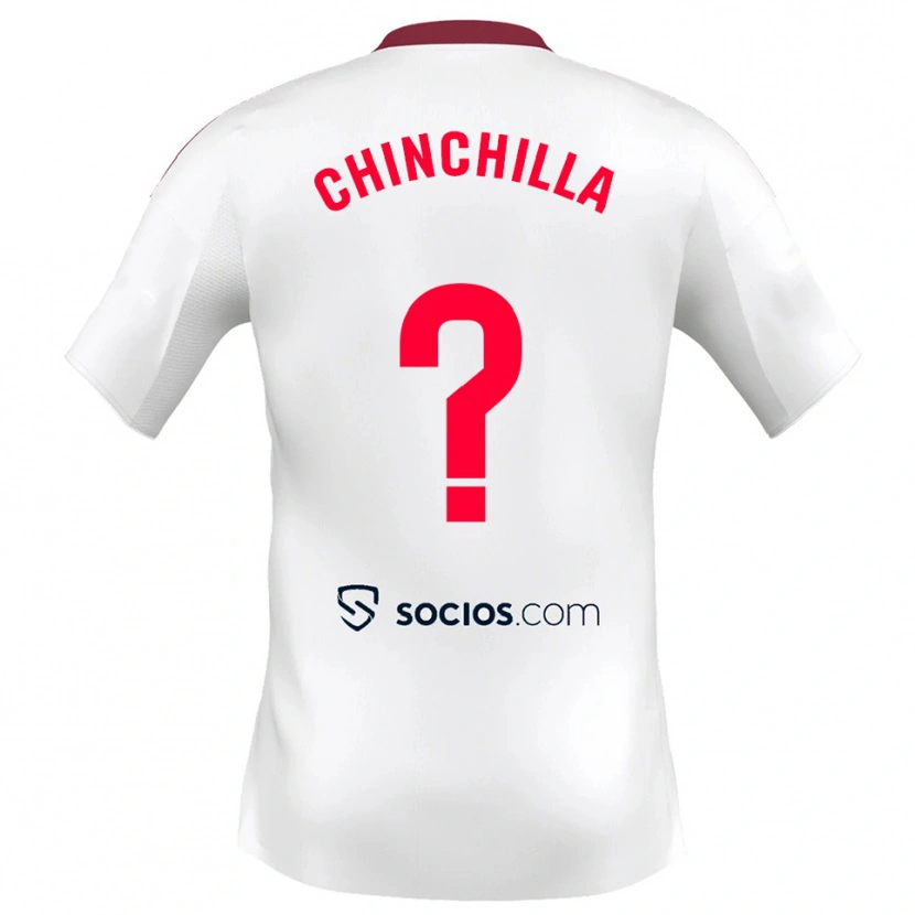 Danxen Homem Camisola Gustavo Chinchilla #0 Branco Vermelho Principal 2025/26 Camisa Brasil
