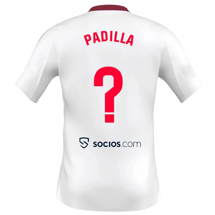 Danxen Homem Camisola Natalia Padilla #0 Branco Vermelho Principal 2025/26 Camisa Brasil