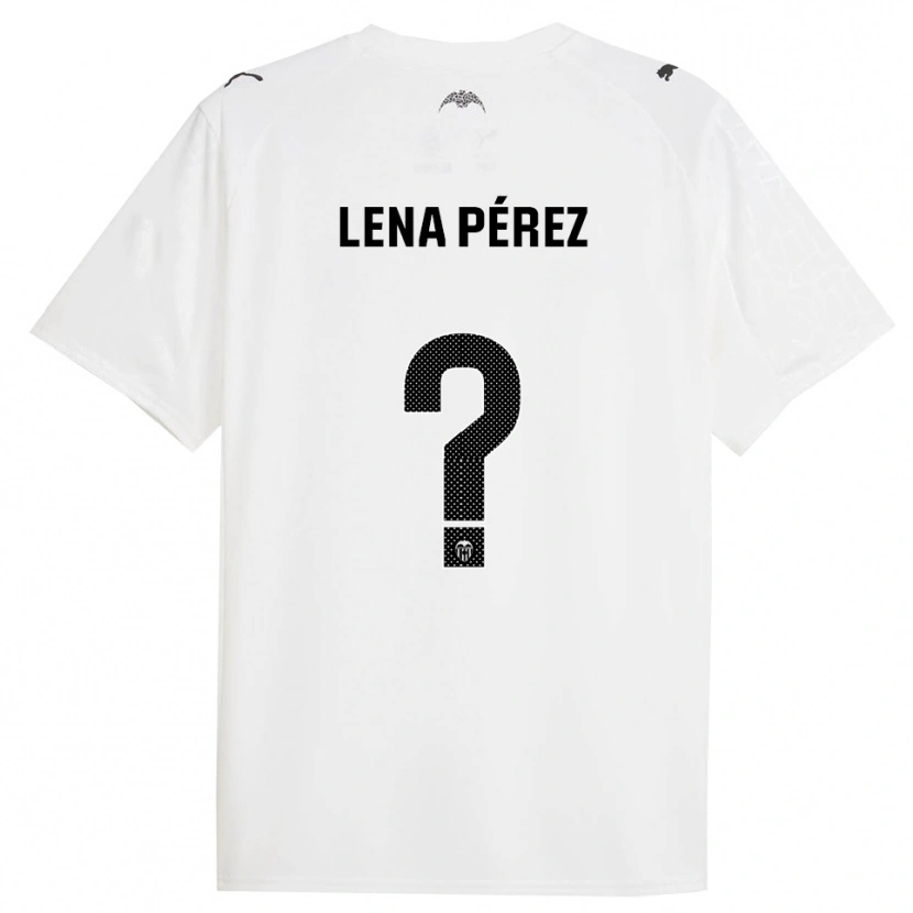 Danxen Homem Camisola Lena Pérez Sánchez #0 Branco Preto Principal 2025/26 Camisa Brasil