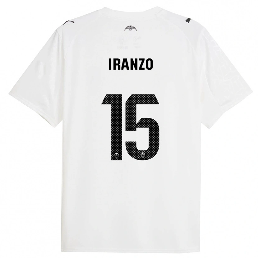 Danxen Homem Camisola Rubén Iranzo #15 Branco Preto Principal 2025/26 Camisa Brasil